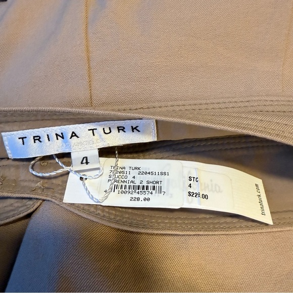 NWT Trina Turk Perennial Twill Shorts - Picture 2 of 5